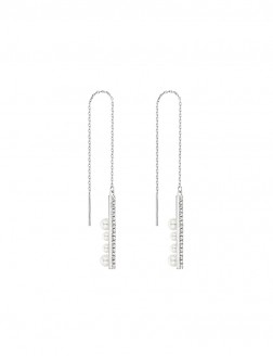 Earrings• Diamond Pearls Collection Dropping Diamond Pearls Earrings