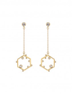 Earrings• Paper Cut Diamond Pearls Collection Paper Cut Diamond Earrings