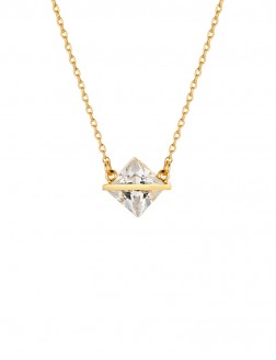Necklace• Shining Diamond Collection Square Diamond Necklace