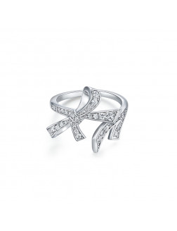 Ring •Glam Ever X Akiiiko Co-Branded Merchandise Bowknot double knot ring