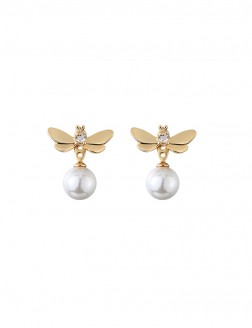 Earrings•Earrings For Fun Collection   Flying Pearl Earrings