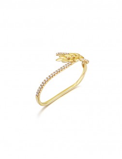 Ring• Peace of Mind Collection Shining Wheat Double fingers Ring