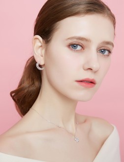 Necklace•Moon&Star Collection  Twinkle Star Chain Necklace