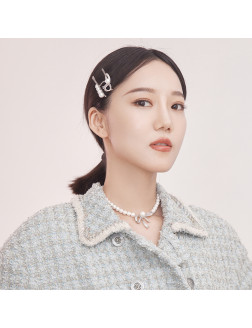 Hairpin• Glam Ever X Akiiiko Co-Branded Merchandise Bow pearl hairpin