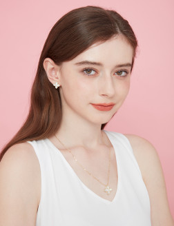 Necklace•Fritillary clover series Clover Necklace
