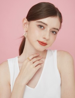 Ring• Peace of Mind Collection Shining Wheat Double fingers Ring