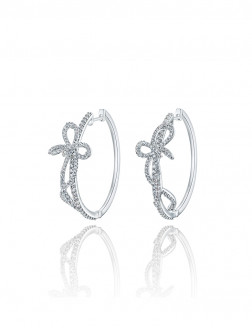 Earrings• Bow Ribbon Collection Big Bow Knot Earrings