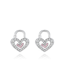 耳环•心锁系列 Heart lock earrings 心锁耳环