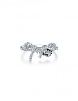 Ring• Bow Ribbon Collection Bow Knot Adjustable Ring