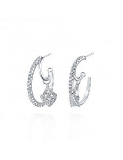 Earrings•The fish tail series  Tail Hoop Earring 