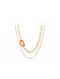 Necklace•Glam Ever X Chen Ran resin series  Amber metallic necklace 