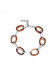 Bracelet•Glam Ever X Chen Ran resin series  Amber metal bracelet